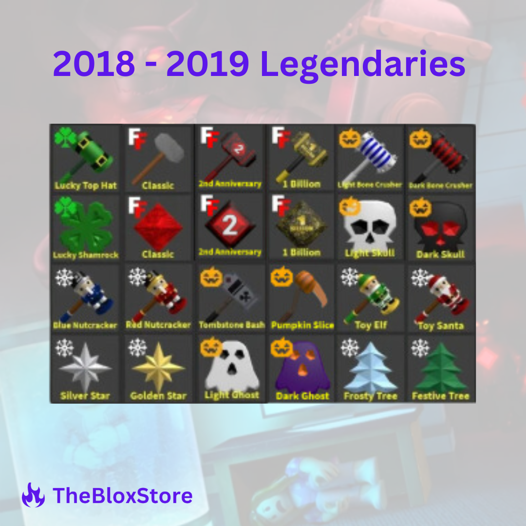 2018 - 2019 Legendary Sets Bundle