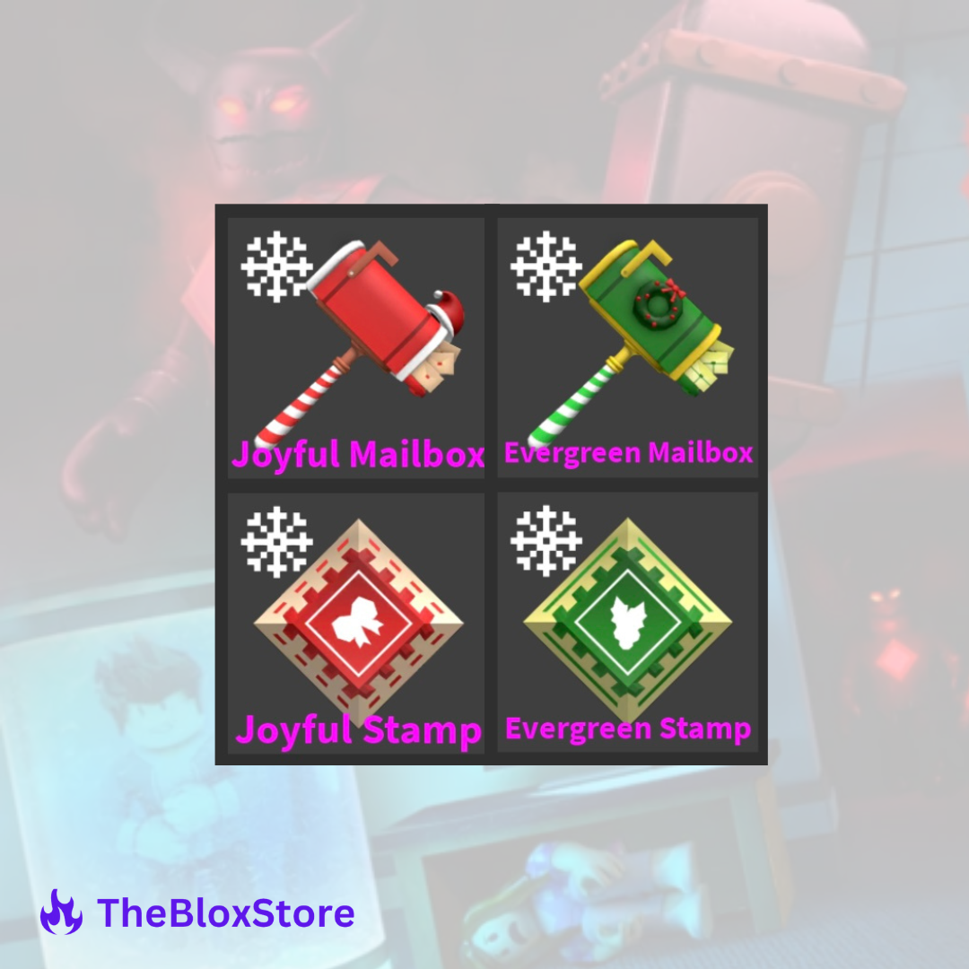 Joyful & Evergreen Mailbox Sets Bundle