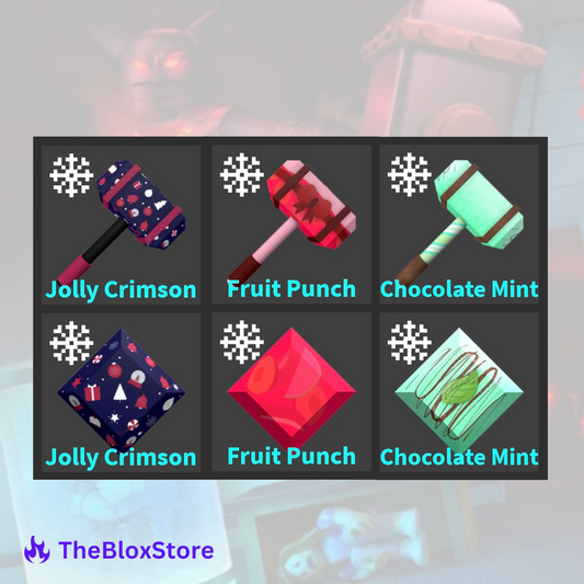 Jolly Crimson, Fruit Punch & Chocolate Mint Sets Bundle