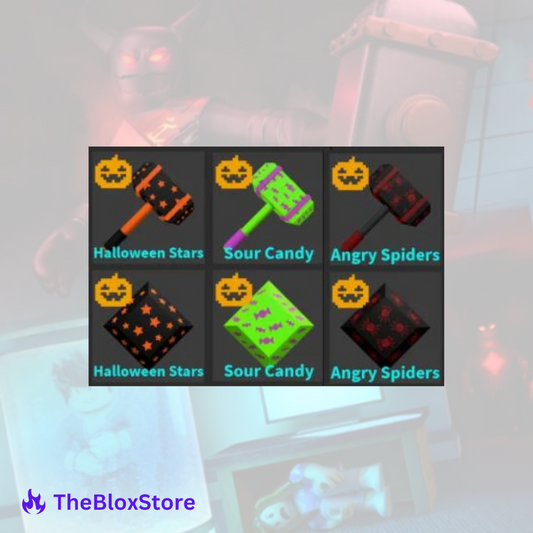 Halloween Stars, Sour Candy & Angry Spiders Sets Bundle