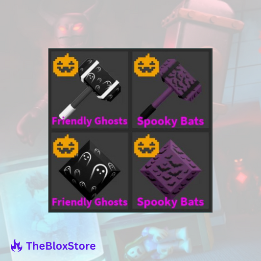 Friendly Ghosts & Spooky Bats Sets Bundle