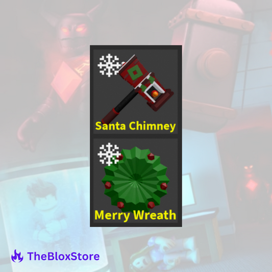 Santa Chimney Set