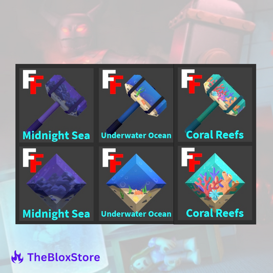 Midnight Sea, Underwater Ocean & Coral Reefs Sets Bundle